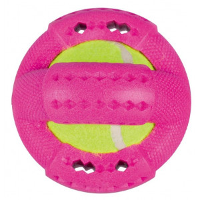 Trixie Drijvende Ringen met Tennisbal voor de hond Per stuk