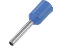 TRU COMPONENTS 1091286 Adereindhulzen 1 x 0.30 MmÂ² x 6 mm Deels geÃ¯soleerd Lichtblauw 100 stuks