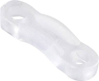 TRU COMPONENTS 1408784 Trekontlasting Montagegat: 3.2 Mm Polyamide 6.6 Transparant 1000 stuk(s)