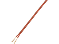 Tru Components 1567410 Draad Liy Z 2 X 0.14 Mmâ² Rood, Rood/zwart 10 M