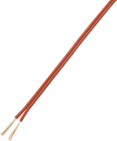 TRU COMPONENTS 1567411 Draad LiY Z 2 x 0.40 Mm² Rood, Zwart 10 m