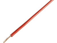 TRU COMPONENTS 1568967 Massakabel 1 x 4 mmÂ² Rood 5 m