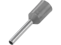 TRU COMPONENTS 1572422 Adereindhulzen 1 x 0.14 MmÂ² x 6 mm Deels geÃ¯soleerd Grijs 100 stuks
