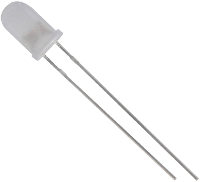 TRU COMPONENTS 1573751 Bedrade LED Wit Rond 5 mm 1800 mcd 50 ° 20 mA 3.1 V