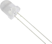 TRU COMPONENTS 1577404 Bedrade LED Rood Rond 8 mm 3500 mcd 25 ° 20 mA