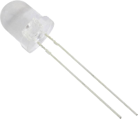 TRU COMPONENTS 1577502 Bedrade LED Geel Rond 8 mm 8500 mcd 25 ° 20 mA