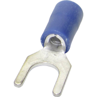 TRU COMPONENTS 1582968 Vorkkabelschoen 1.50 Mm² 2.50 Mm² Schachtdiameter=3.20 Mm Deels geïsoleerd Blauw 1 stuk(s)