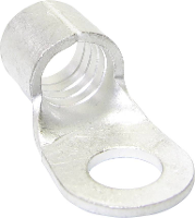 TRU COMPONENTS 1583118 Ringkabelschoen Dwarsdoorsnede (max.): 1.50 Mm² Schachtdiameter: 10 mm Ongeïsoleerd Metaal 1 stuk(s)