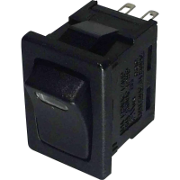 TRU COMPONENTS 1587518 Wipschakelaar TC R13 66L 02 LED 12V/DC 250 V/AC 6 A 1x uit/aan Continu 1 stuk(s)