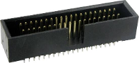 TRU COMPONENTS 1589666 Pinconnector Zonder uitwerphendel Rastermaat: 1.27 Mm Totaal aantal polen: 26 Aantal rijen: 2 1 stuk(s)