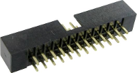TRU COMPONENTS 1589713 Pinconnector Zonder uitwerphendel Rastermaat: 2 mm Totaal aantal polen: 34 Aantal rijen: 2 1 stuk(s)