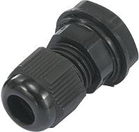 TRU COMPONENTS 1593011 Wartel PG13.5 Polyamide Zwart (RAL 9005) 1 stuk(s)