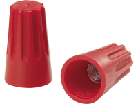 TRU COMPONENTS 1593508 Aderverbinder Flexibel:   Massief: 3.5 5.5 MmÂ² Aantal polen: 2 100 stuks Rood