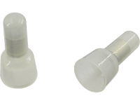 TRU COMPONENTS 1593511 Aderverbinder Flexibel: 2.5 6 MmÂ² Massief: 2.5 6 MmÂ² Aantal polen: 2 100 stuks Grijs (transparant)