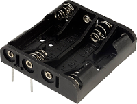 Tru Components 44 1p Batterijhouder 4 Aaa (potlood) Contactpolen