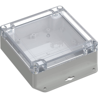 TRU COMPONENTS 6U07121205737 TC 13865300 Industriële behuizing 151.4 X 121.4 X 45 ABS PC Transparant, Lichtgrijs 1 stuk(s)