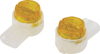 TRU COMPONENTS Draadconnector Flexibel: 0.13 0.65 Mm² Massief: 0.13 0.65 Mm² Aantal polen: 2 100 stuk(s) Geel