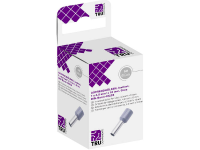 TRU COMPONENTS 8436868 Adereindhulzen 1 x 4 mmÂ² x 10 mm Deels geÃ¯soleerd Grijs 50 stuks