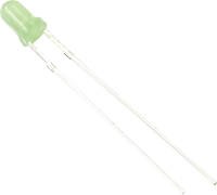 TRU COMPONENTS Bedrade LED 3 mm Geel groen Rond 3 mm 68 mcd 60 ° 20 mA