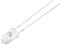 TRU COMPONENTS Bedrade LED Rood Rond 5 mm 3000 mcd 30 ° 8 mA 3 V, 13 V