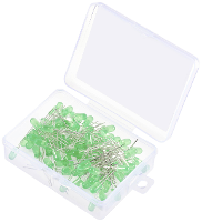TRU COMPONENTS Bedrade LED Geel groen Rond 5 mm 90 mcd 30 ° 20 mA 1.8 V, 2.4 V