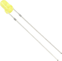 TRU COMPONENTS Bedrade LED Geel Rond 3 mm 100 mcd 60 ° 20 mA