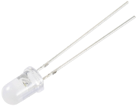 TRU COMPONENTS Bedrade LED Oranje Rond 5 mm 3000 mcd 100 ° 20 mA 2.1 V
