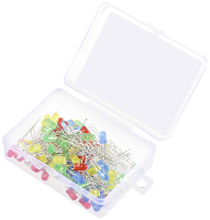 TRU COMPONENTS Bedrade LED Rood, Geel, Blauw, Geel groen, Warm wit Rond 5 mm 90 mcd, 420 mcd, 2180 mcd, 19000 mcd 30 ° 20 mA 1.8 V, 2.4 V, 2.7 V, 3.4 V