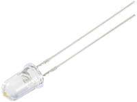 TRU COMPONENTS Bedrade LED Rood Rond 5 mm 25000 mcd 15 ° 30 mA 2.1 V
