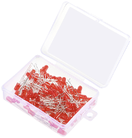 TRU COMPONENTS Bedrade LED Rood Rond 5 mm 420 mcd 30 ° 20 mA 1.8 V, 2.4 V