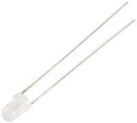 TRU COMPONENTS Bedrade LED Warm wit Rond 3 mm 1120 mcd 30 ° 12 mA 5 V