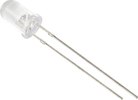 TRU COMPONENTS Bedrade LED Warm wit Rond 5 mm 70000 mcd 15 °
