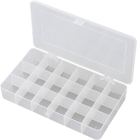 TRU COMPONENTS E 107 Assortimentsdoos (l x b x h) 210 x 112 x 30 mm Aantal vakken: 18 Vaste onderverdeling Inhoud 1 stuk(s)