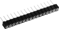 TRU COMPONENTS Female header (precisie) Aantal rijen: 1 Aantal polen per rij: 3 TC 0514 003 1 50 00 6 1 stuk(s)
