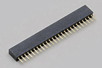 TRU COMPONENTS Female header (standaard) Aantal rijen: 1 Aantal polen per rij: 14 TC 2506444 1 stuk(s)