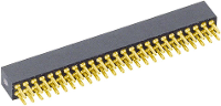TRU COMPONENTS Female header (standaard) Aantal rijen: 2 Aantal polen per rij: 25 1580896 1 stuk(s)