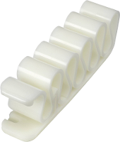 TRU COMPONENTS Kabelclip Zelfklevend 1572343 Bundel Ø (bereik) 8 mm (max) Wit 1 stuk(s)