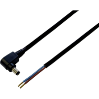 TRU COMPONENTS Laagspannings aansluitkabel Laagspanningsstekker   Open kabeleinde 5.5 Mm 2.1 Mm 2.00 M 1 stuk(s)