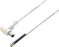 TRU COMPONENTS Laagspannings aansluitkabel Laagspanningsstekker   Open kabeleinde 5.50 Mm 2.50 Mm 0.50 M 1 stuk(s)
