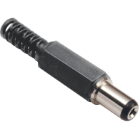 TRU COMPONENTS Laagspannings connector Stekker, recht 3.8 Mm 1 mm 1 stuk(s)