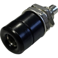 TRU COMPONENTS Laboratoriumbus Bus, inbouw verticaal Stift Ø: 4 mm Zwart 1 stuk(s)