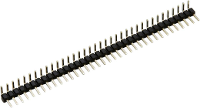 TRU COMPONENTS Male header (standaard) Aantal rijen: 1 Aantal polen per rij: 2 TC 2506396 1 stuk(s)
