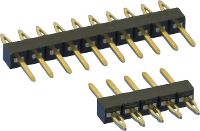 TRU COMPONENTS Male header (standaard) Aantal rijen: 1 Aantal polen per rij: 4 TC 1886S 12 004 00 1 stuk(s)