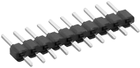 TRU COMPONENTS Male header (standaard) Aantal rijen: 1 Aantal polen per rij: 40 TC 0628 100 040 00 1 stuk(s)