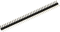 TRU COMPONENTS Male header (standaard) Aantal rijen: 1 Aantal polen per rij: 6 TC 2506398 1 stuk(s)