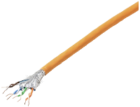 TRU COMPONENTS Netwerkkabel CAT 7 S/FTP 4 x 2 x 0.24 Mm² CPR Dca gecertificeerd Oranje 305 m