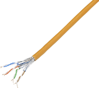 TRU COMPONENTS Netwerkkabel CAT 7 S/FTP 4 x 2 x 0.26 Mm² Oranje 500 m