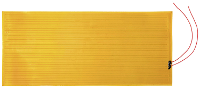 TRU COMPONENTS Polyester Verwarmingsfolie Zelfklevend 12 V/DC, 12 V/AC 32 W Beschermingsklasse IPX4 (l x b) 320 mm x 137 mm