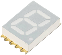 TRU COMPONENTS SMD LED Geel 10 mcd Eéncijfer display