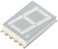 TRU COMPONENTS SMD LED Rood 13 mcd Eéncijfer display